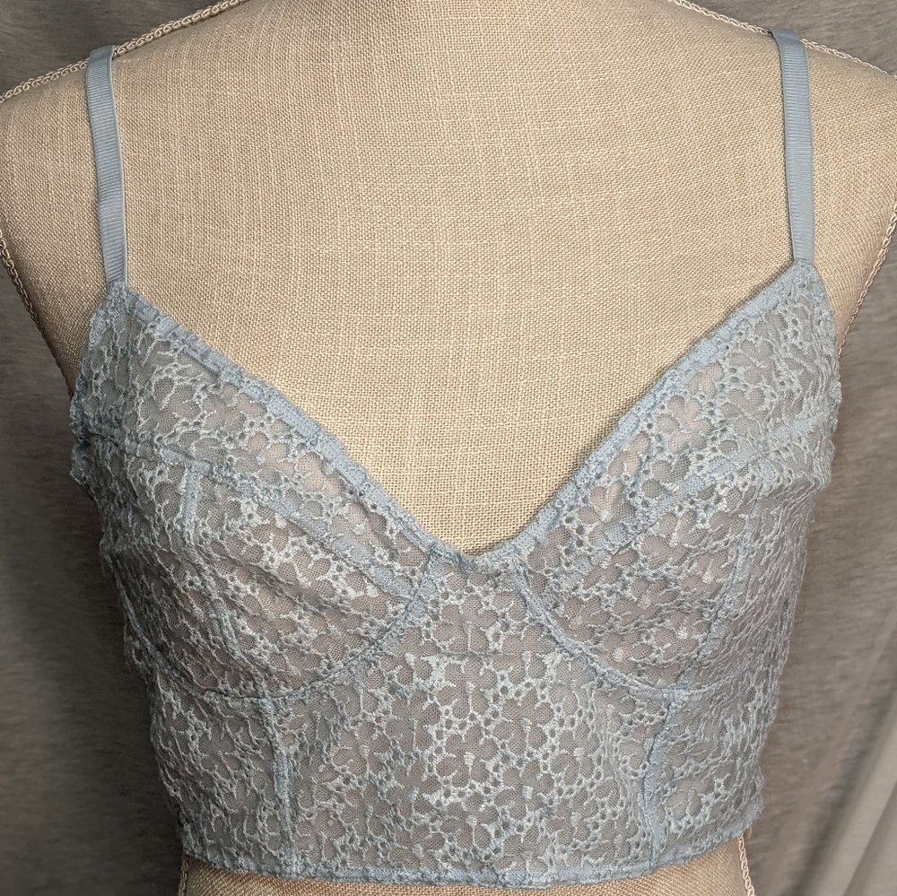 FREE PEOPLE Bra light blue Lacey M
